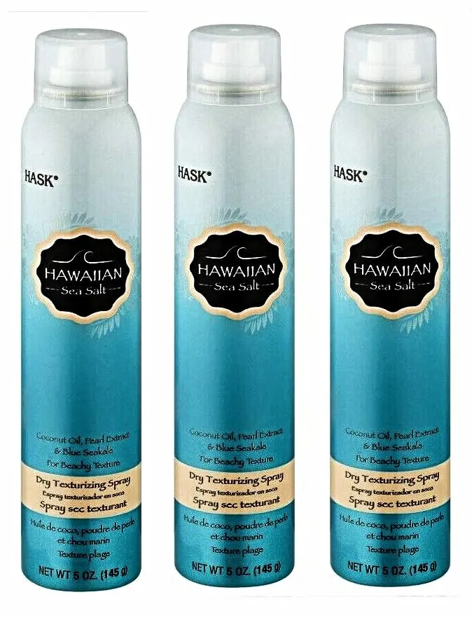 HASK Hawaiian Sea Salt Dry Texturizing Spray, 5 Oz
