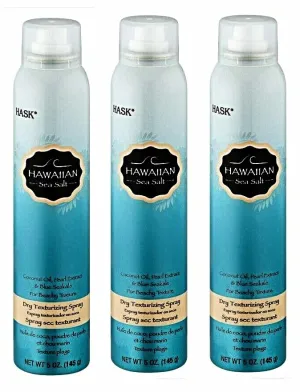 HASK Hawaiian Sea Salt Dry Texturizing Spray, 5 Oz