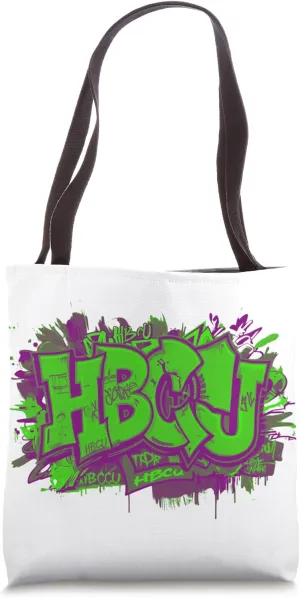 HBCU Pink And Green Historically Black College University Tote Bag