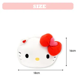 Hello Kitty Cute Face Plush Crossbody Bag