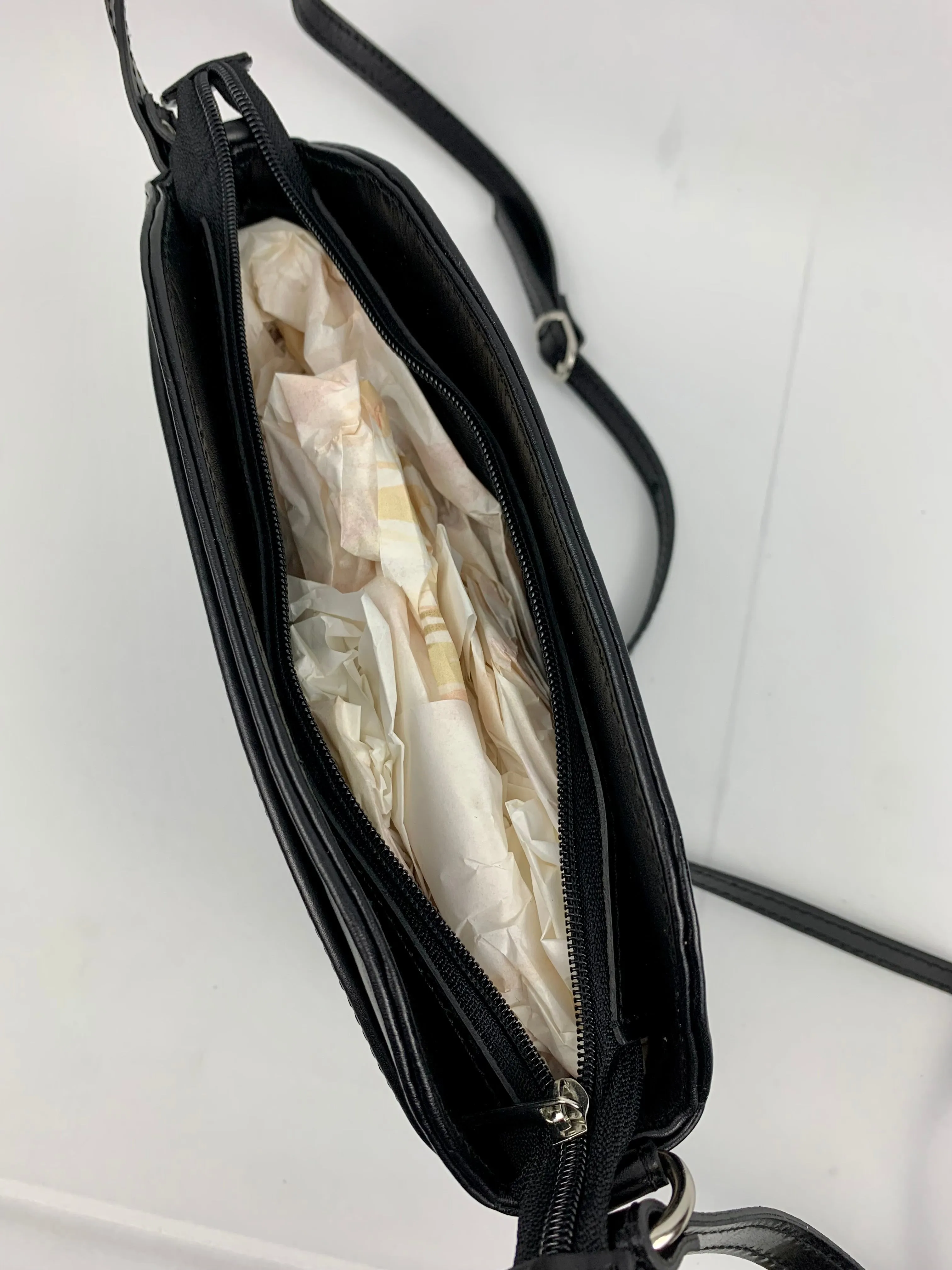 HELSINKI - genuine Italian leather crossbody bag