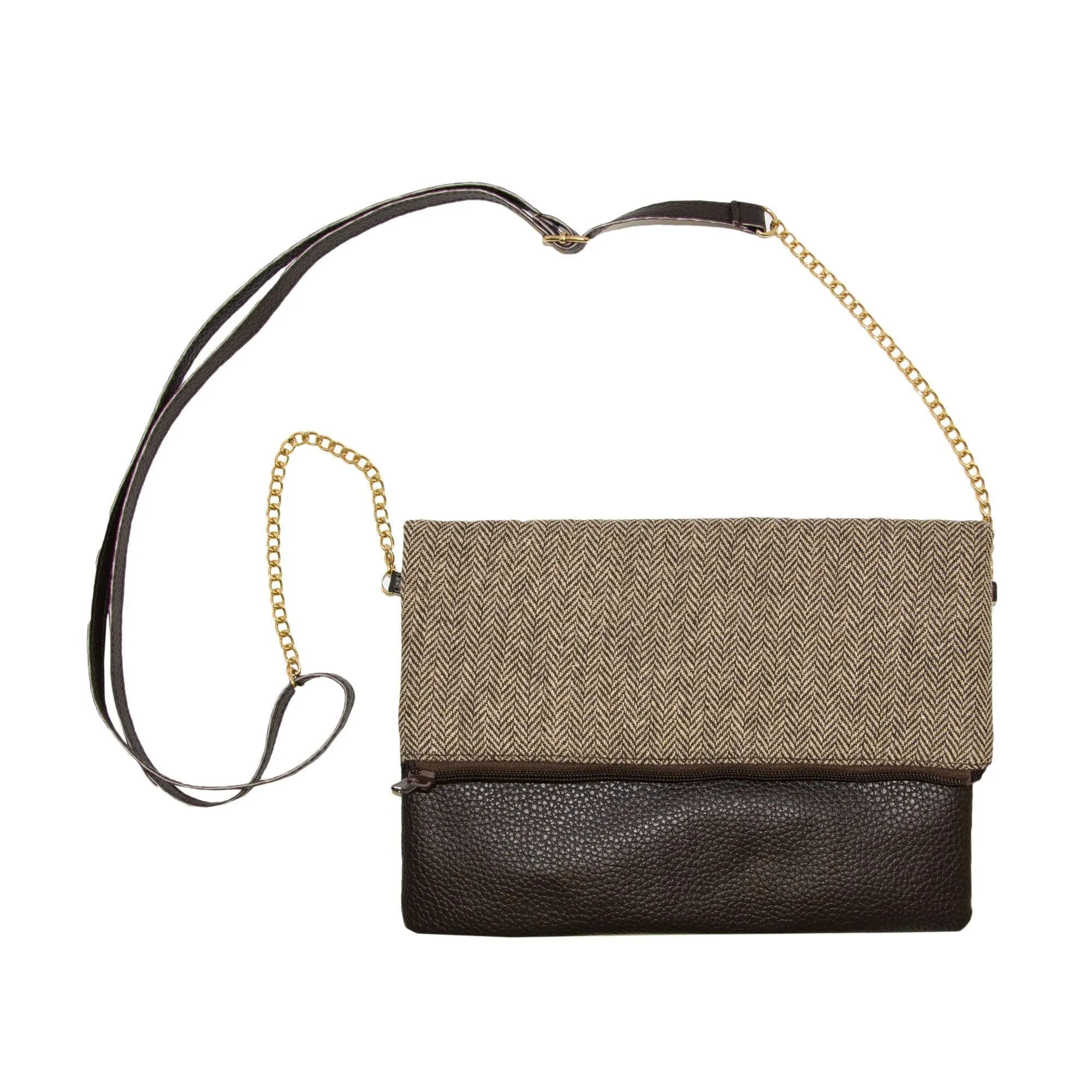 Herringbone Midtown Crossbody