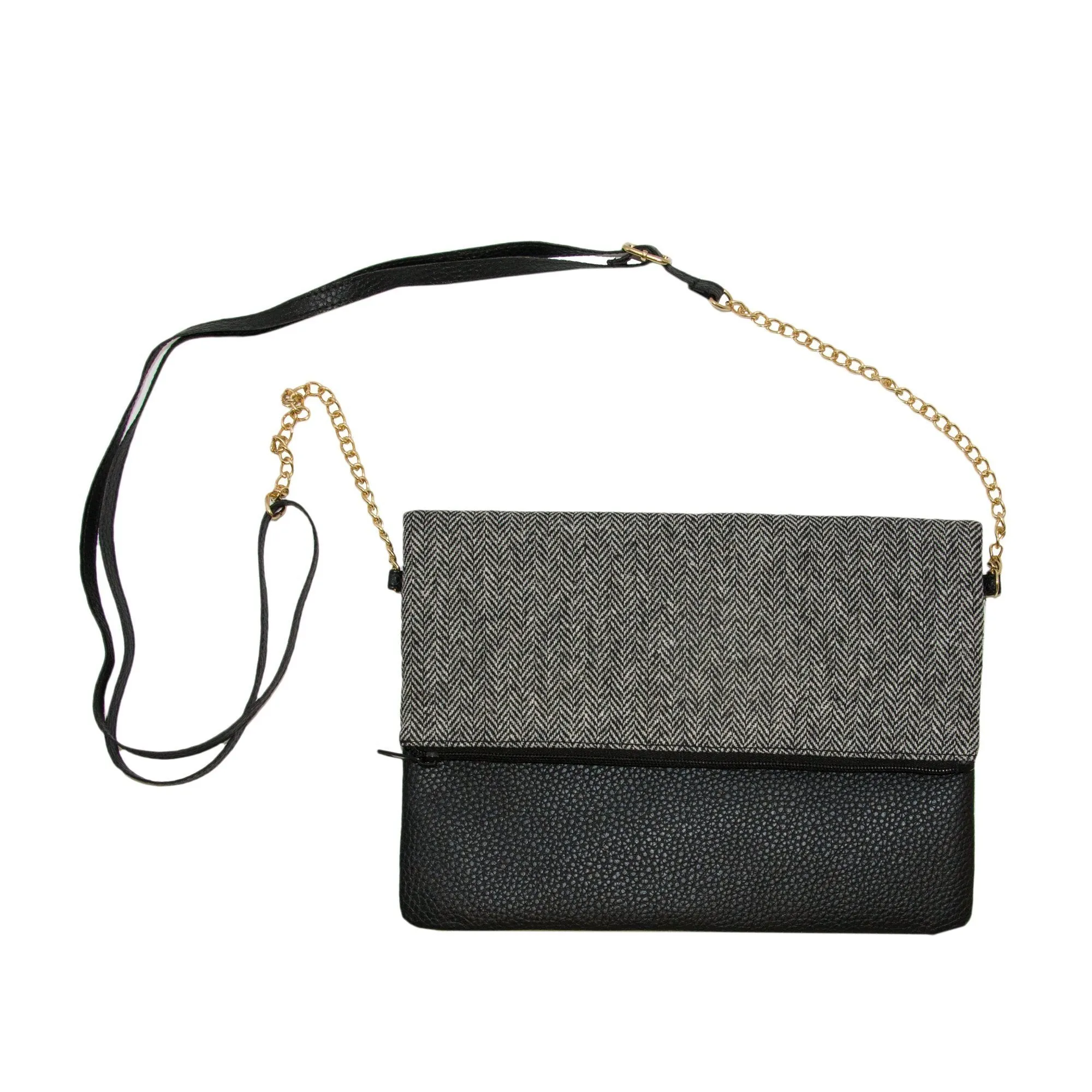 Herringbone Midtown Crossbody