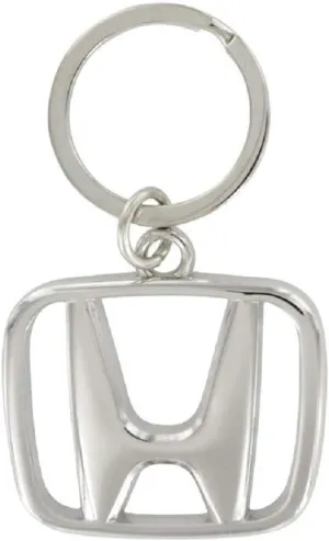 Hillman Honda Metal Silver Decorative Key Chain