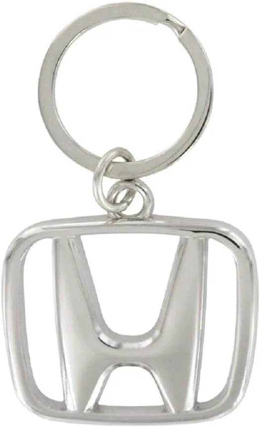 Hillman Honda Metal Silver Decorative Key Chain