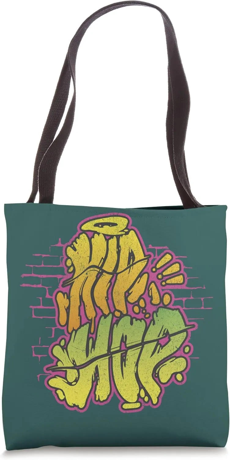 Hip Hop Graffiti Music Lover Cool Retro Vintage Dancer Tote Bag