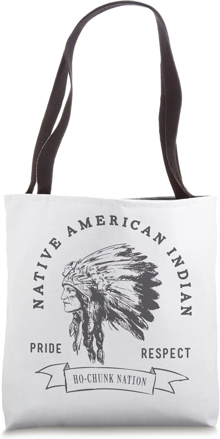 Ho-Chunk Nation Native American Indian Pride Respect Honor Tote Bag