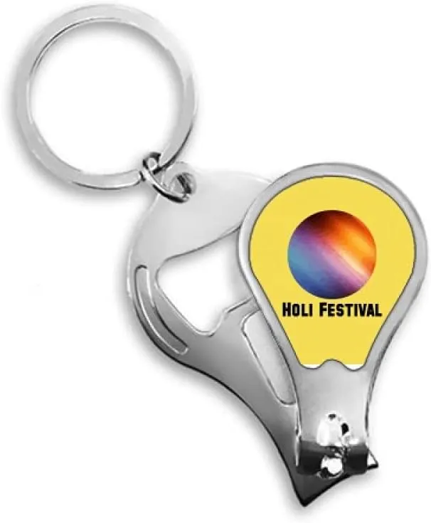 Holika Witch Indian Festival Fingernail Clipper Cutter Opener Key Chain Scissor