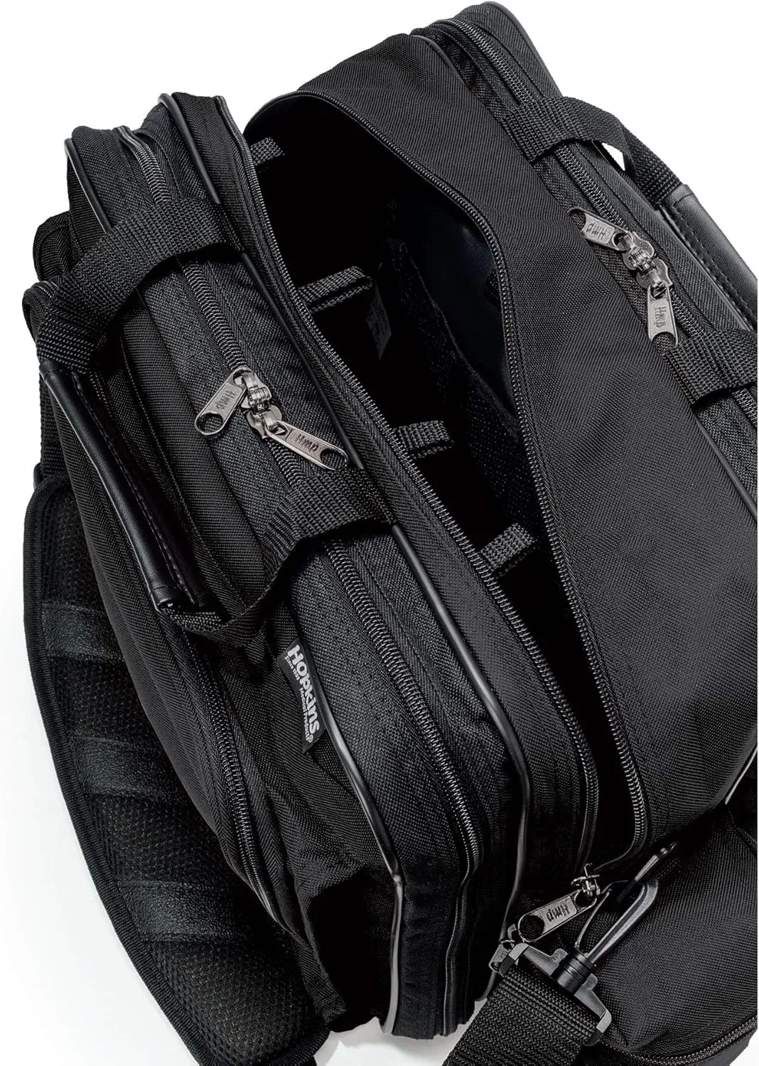 Hopkins Medical Products Mark V Shoulder Bag, HIPAA Compliant Lockable Zippers for Security, Adjustable Straps and Reinforced Bottom, Fold-Down Compartment for Easy Access, 13x11.25x7.5 inch, Black
