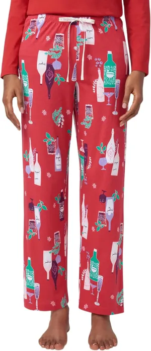 HUE womens Sleep and Lounge Pajama Separates, Christmas and Holiday Collection