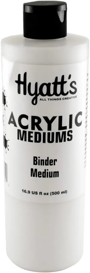 Hyatt's Acrylic Binder Medium, 16 Ounce Jar