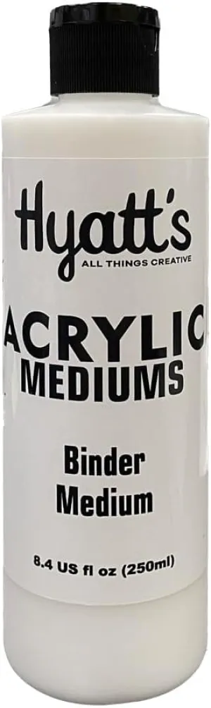 Hyatt's Acrylic Binder Medium, 8 Ounce Bottle