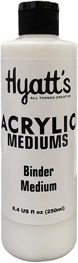 Hyatt's Acrylic Binder Medium, 8 Ounce Bottle