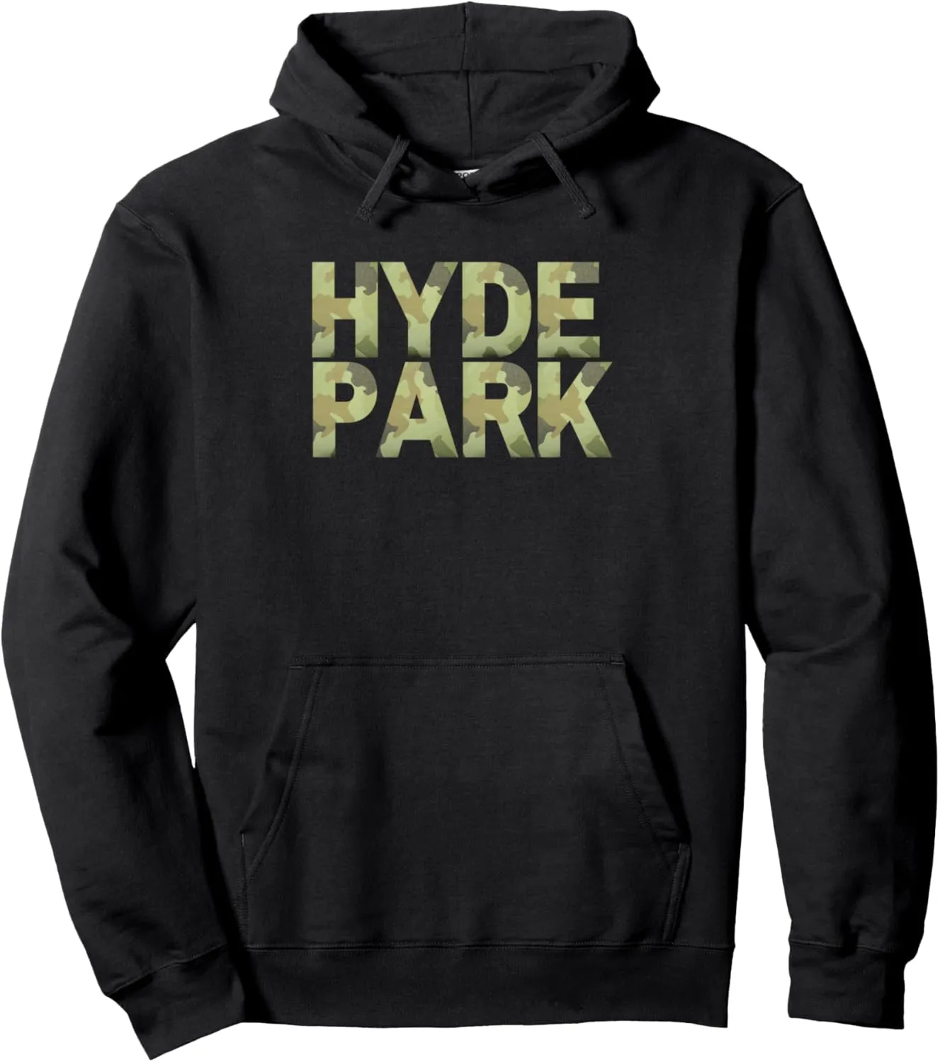 Hyde Park, Boston, Massachusetts - Camouflage Edition Pullover Hoodie