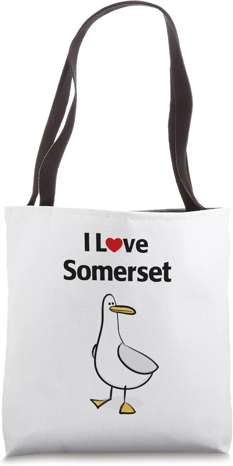 I Love Somerset Tote Bag