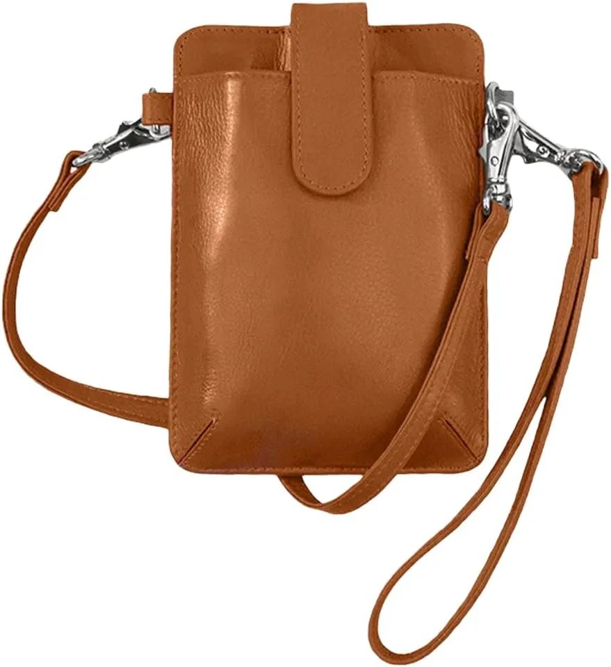 ili Leather 6468 Phone Super Case Wristlet Wallet