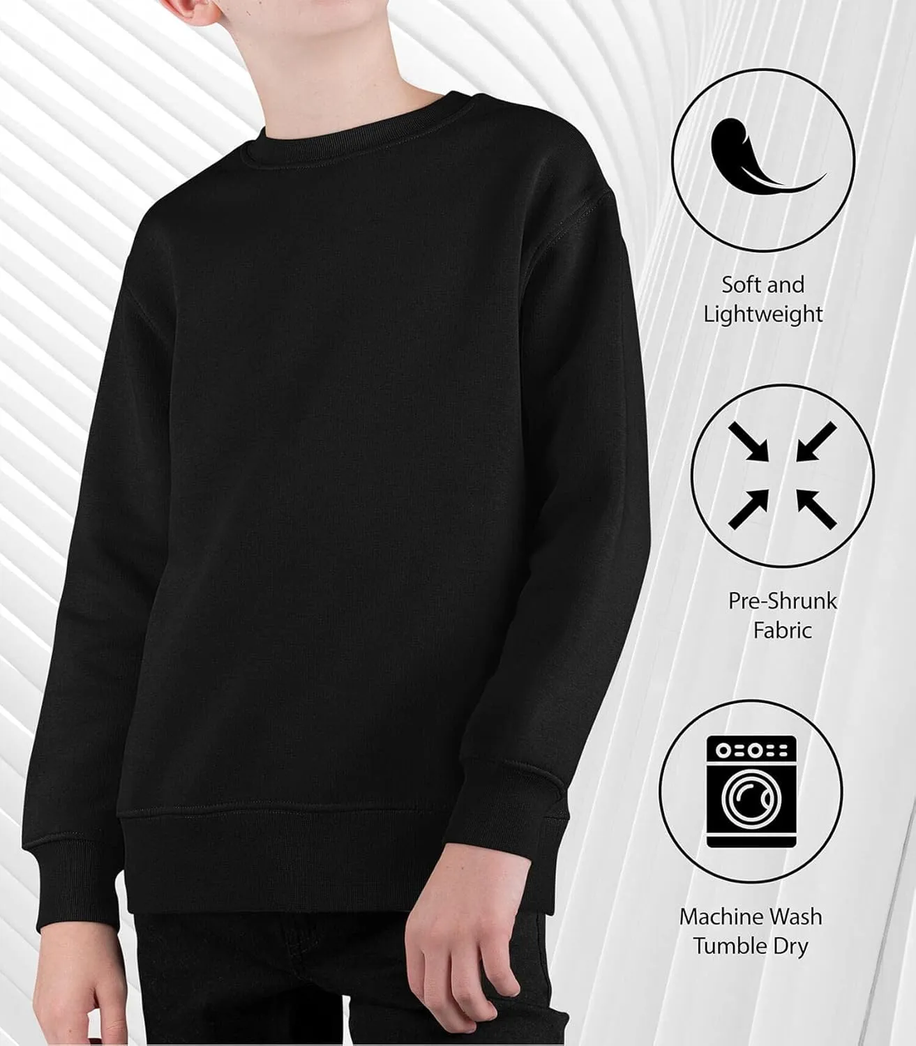 Instant Message - New York City Collage - Toddler & Youth Crewneck Fleece Sweatshirt