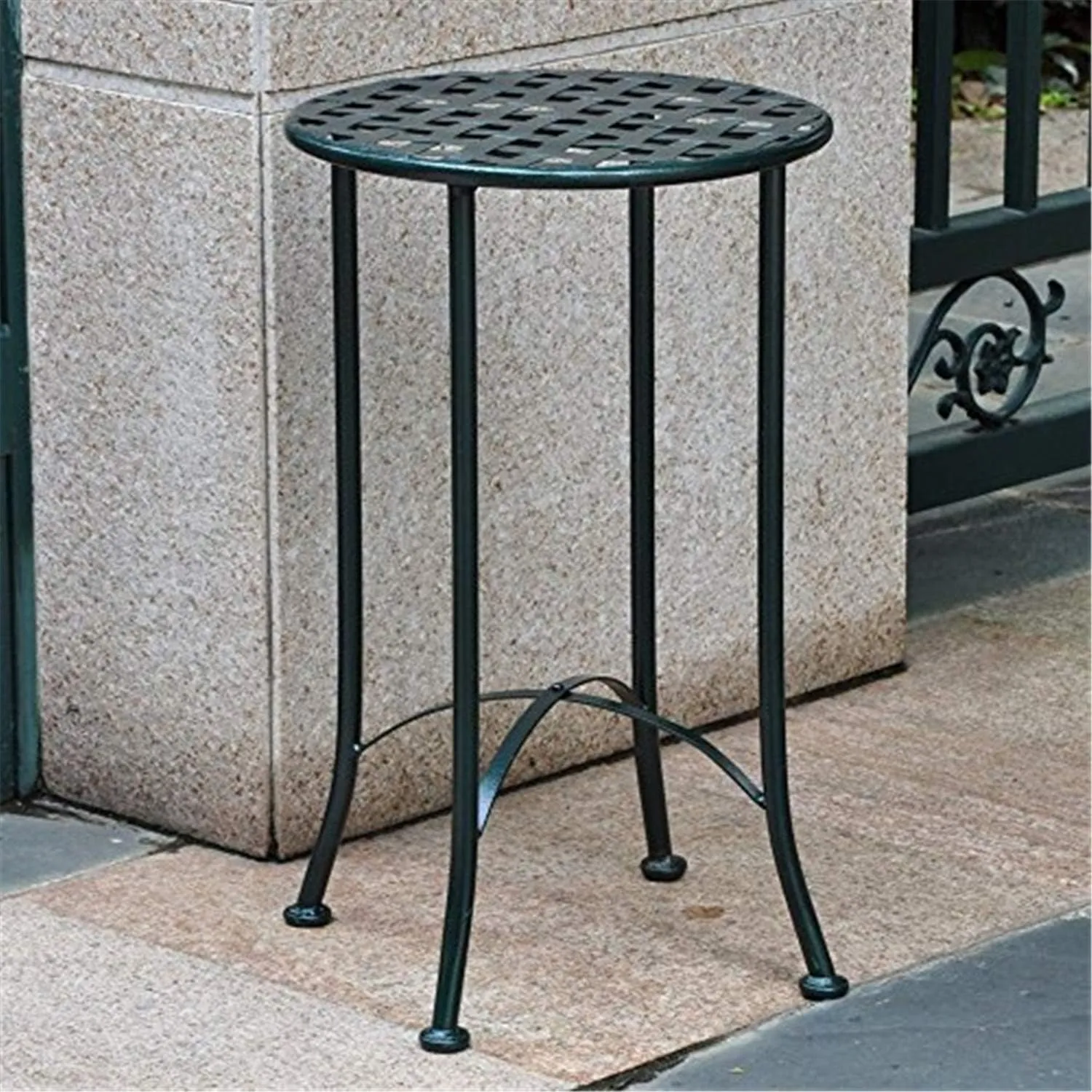 International Caravan Mandalay Iron Round Table