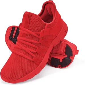 INZCOU Running Shoes Lightweight Tennis Shoes Non Slip Gym Workout Shoes Breathable Mesh Walking Sneakers