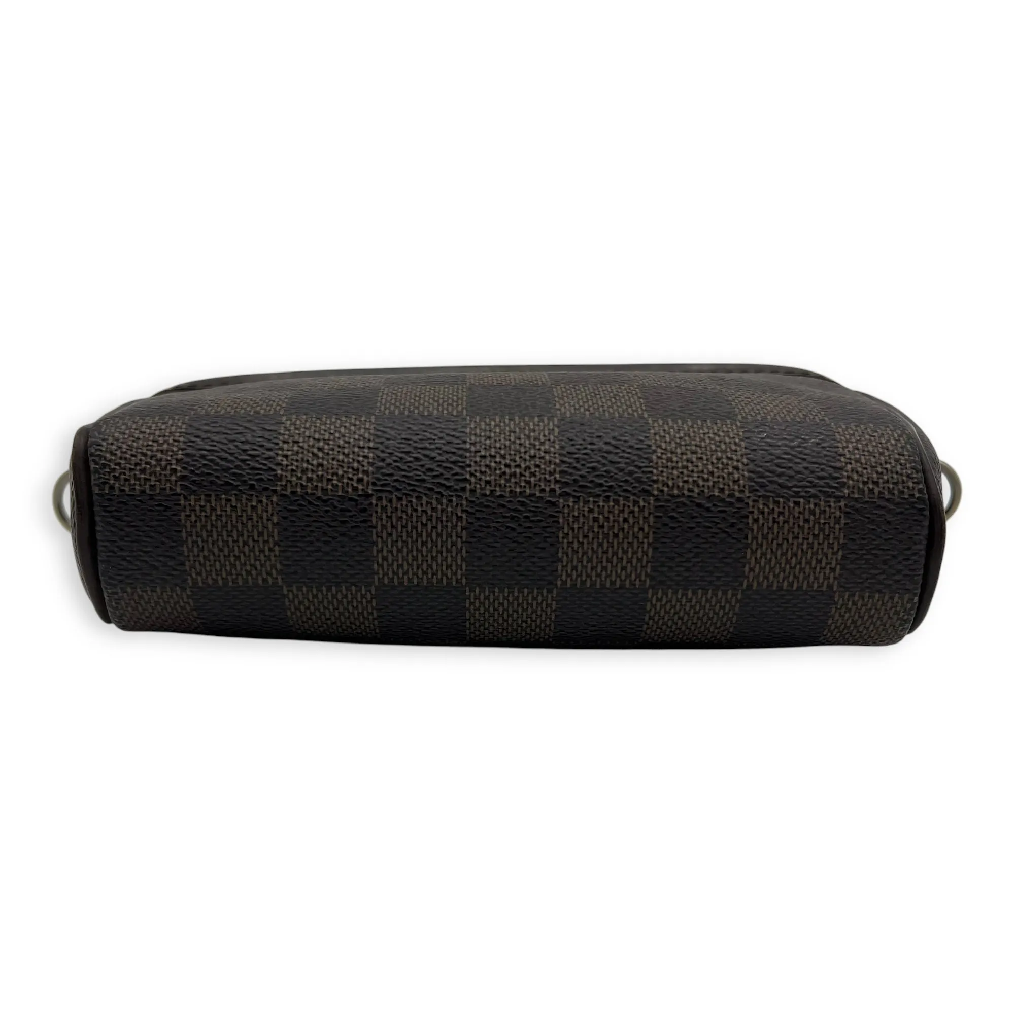 Ipanema Crossbody Bag  Damier Ebene in Coated Canvas , Gold Hardware