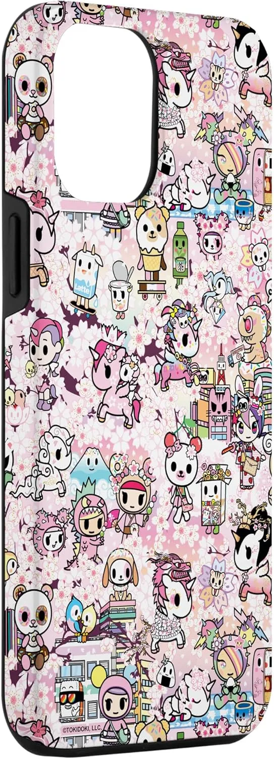 iPhone 15 Plus Tokidoki Hanami Pincnic Cute Collage Kanji Pattern Case