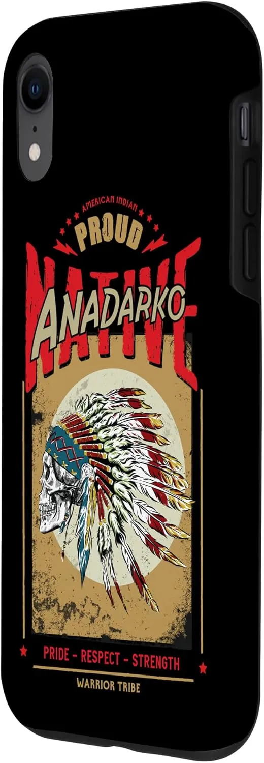 iPhone XR Anadarko Native American Indian Warrior Tribe Proud Case