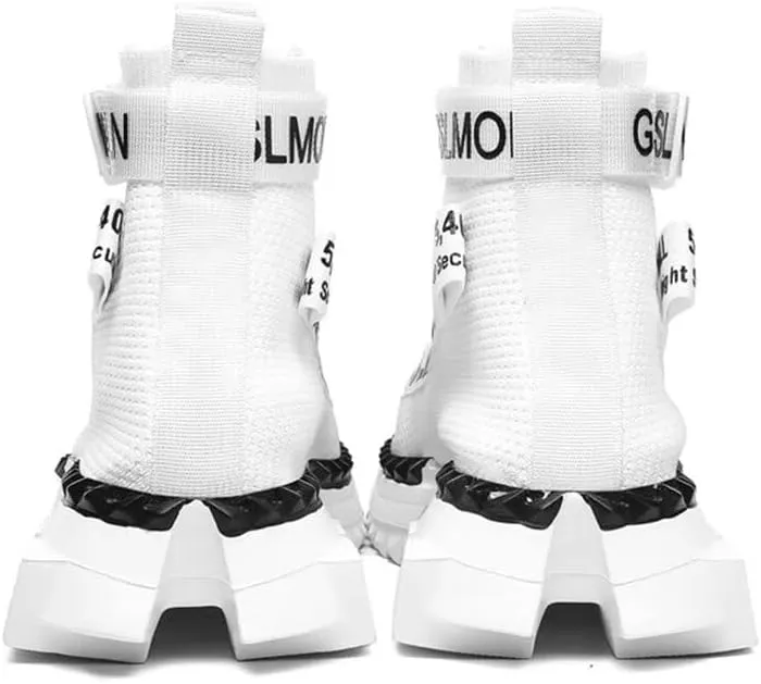 Jakcuz Lace up High Top Walking Shoes for Women Fashion Breathable Mesh Outdoor Sport Athletic Gym Casual Sneakers Ladies