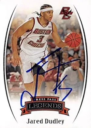 Jared Dudley autographed Basketball Card (Boston College Eagles) 2007 Press Pass Legends Rookie #1 - College Cut Signatures