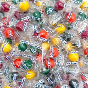 Jaw Breakers Hard Candy | 2-Pound Bag | Fruit Flavored Assortment | About 160 Pieces