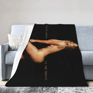 Jennifer Music Lopez Blanket Soft Custom Pattern Flannel Fleece Blanket Microfiber Throw Blanket for Couch Bed Sofa Camping 40"X30"
