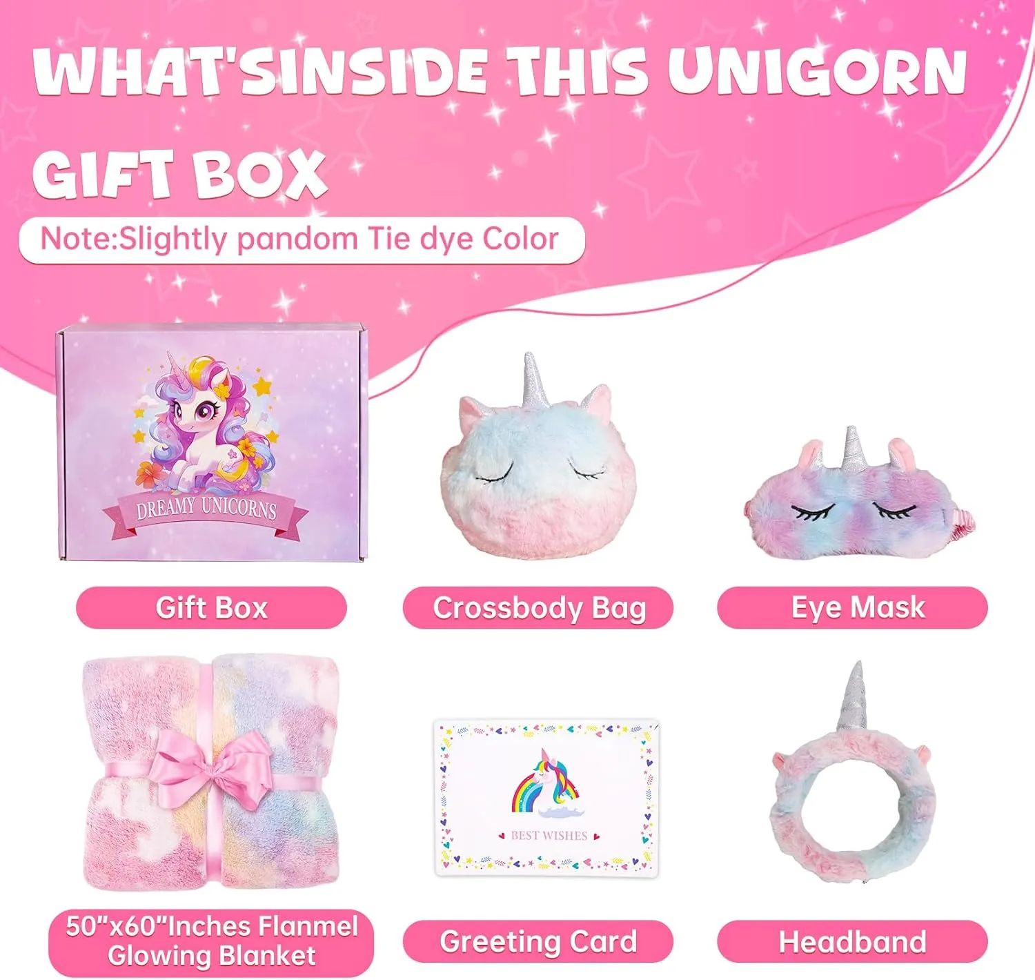 Jenria Unicorn Gifts for Girls, Kindergarten Graduation Gifts Birthday Gifts for Girls Age 3 4 5 6 7 8 9 10 Years Old Girl Birthday Gift Ideas, Unicorn Toys for Girls, Daughter, Niece, Granddaughter