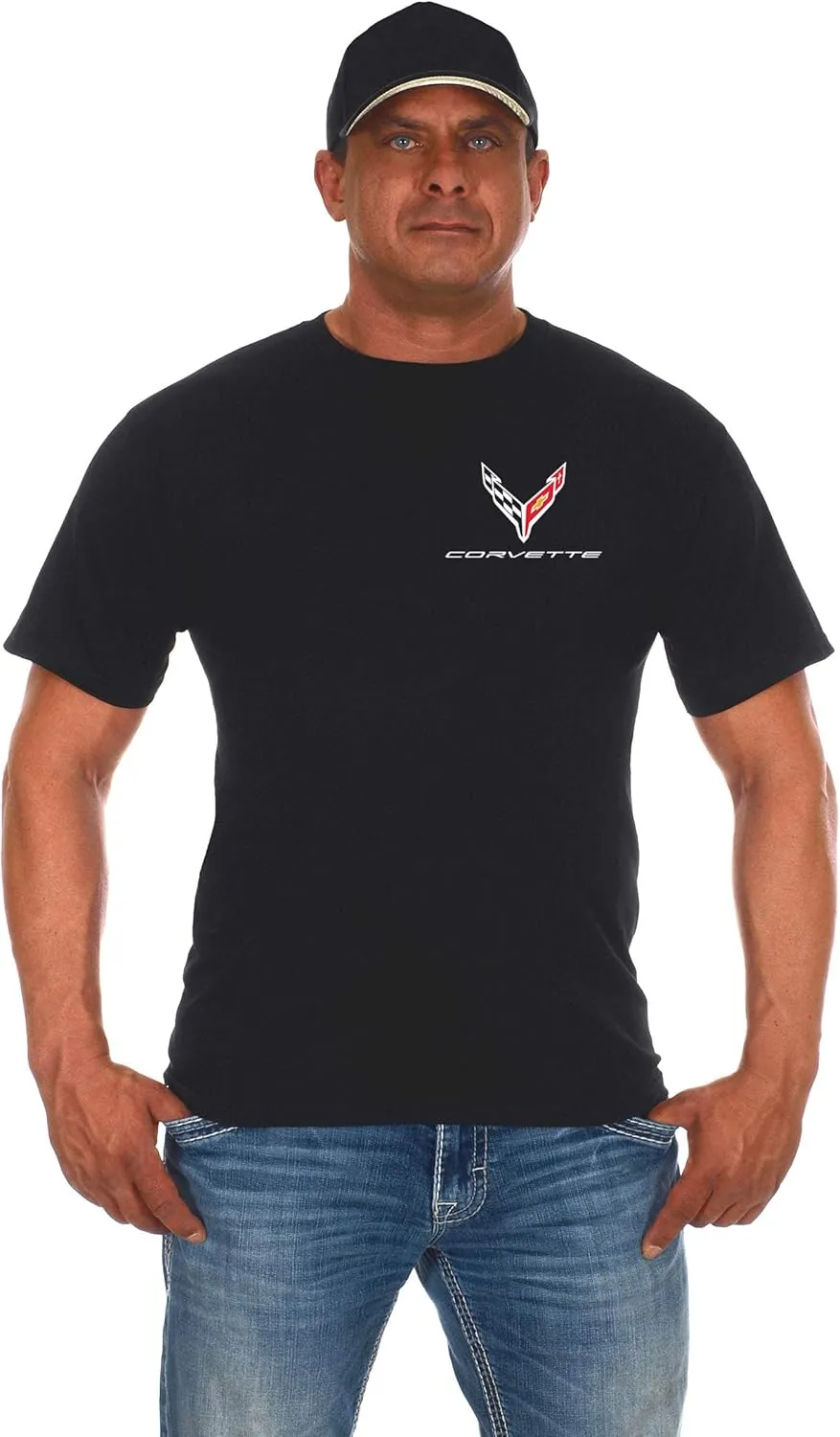 JH DESIGN GROUP Mens Corvette T-Shirt C8 C7 C6 C5 C4 C3 C2 C1 Collage Shirt