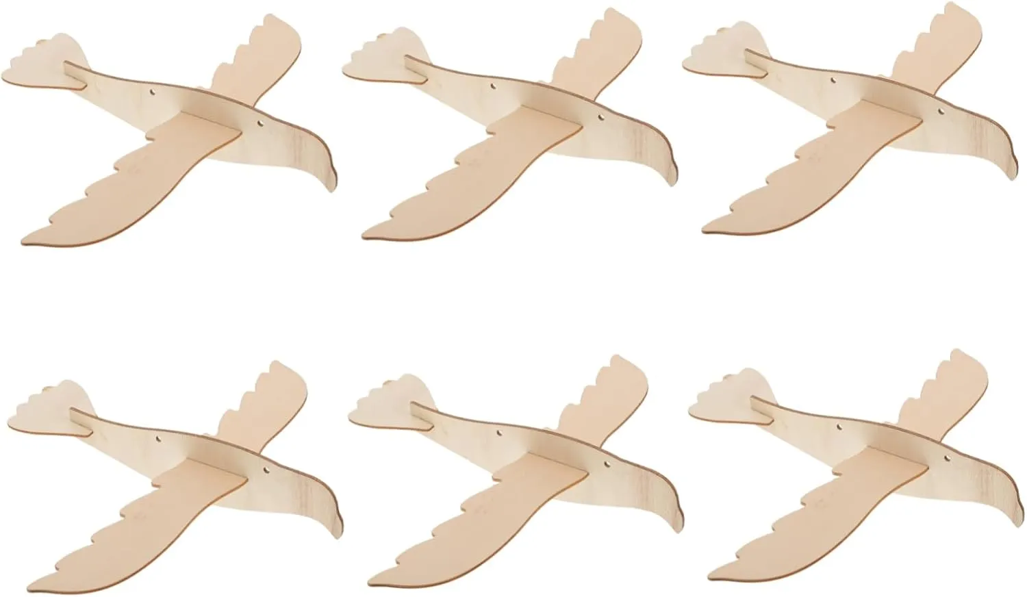 JOINPAYA 6pcs Wooden Animal Toys Boys and Girls Hand Painting Craft for Early Education Creative Imagination Development Safe Environment-Friendly for Boys and Girls Art Projects