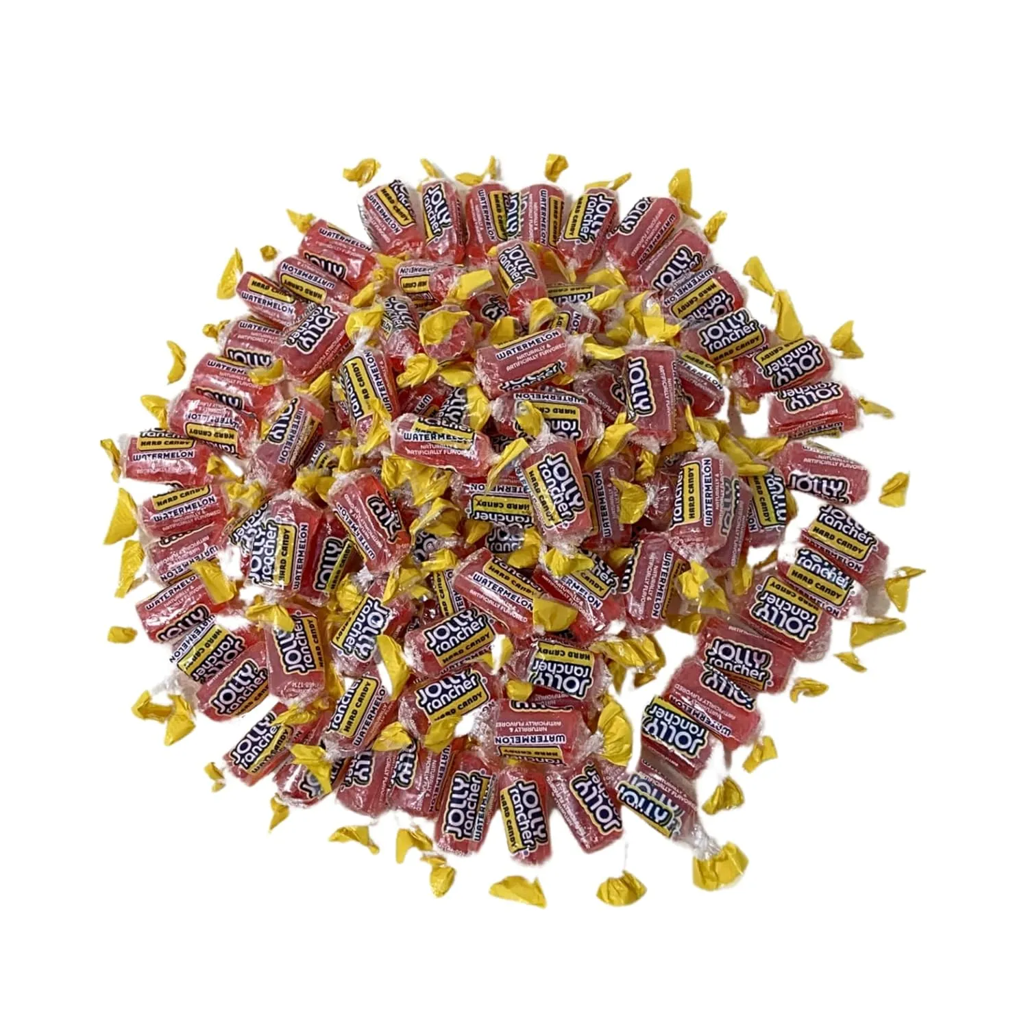 Jolly Ranchers Hard Candy 1.5lbs- All Watermelon Individually Wrapped Delicious Fresh Candy 1.5, 24oz (Packaging Might Vary)