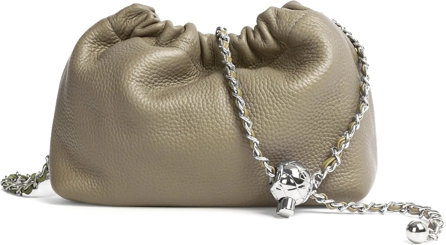 Joryin Trendy Dumpling Women's Crossbody Bag - Evening Clutch Vegan & Genuine Leather Hobo Cloud Purse