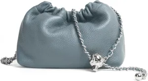 Joryin Trendy Dumpling Women's Crossbody Bag - Evening Clutch Vegan & Genuine Leather Hobo Cloud Purse
