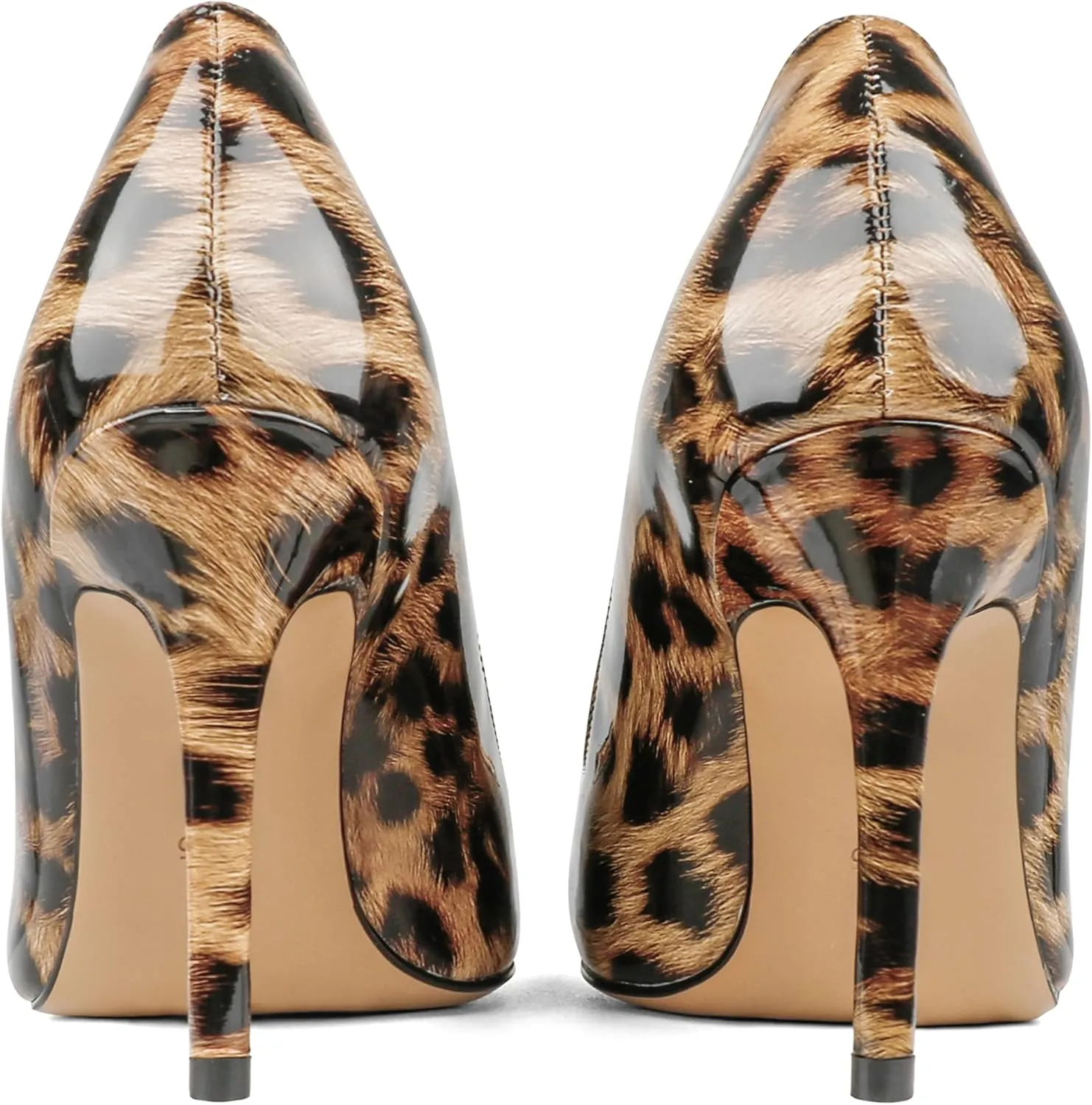 JOY IN LOVE Pumps for Women 3.5" Stiletto High Heels Pointy Toe Pumps Shoes