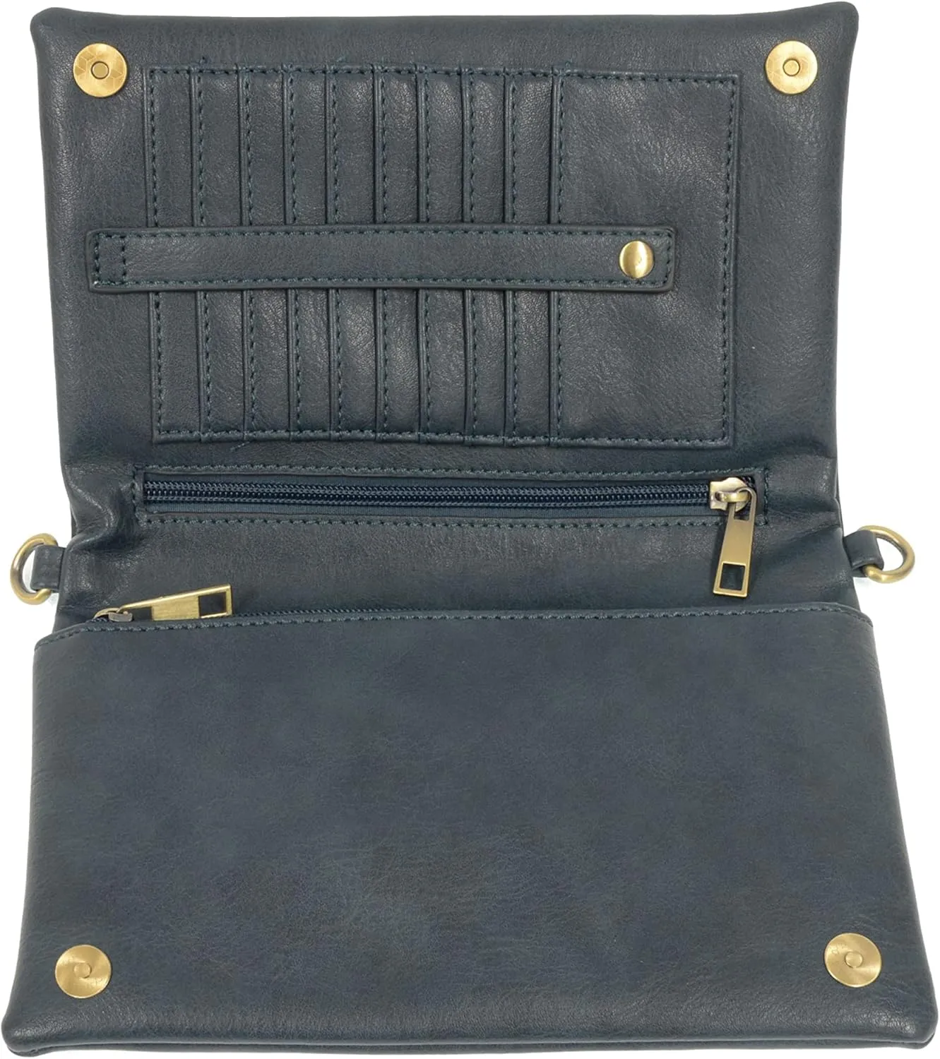 Joy Susan Multipocket Crossbody Bag: Kitty in Vegan