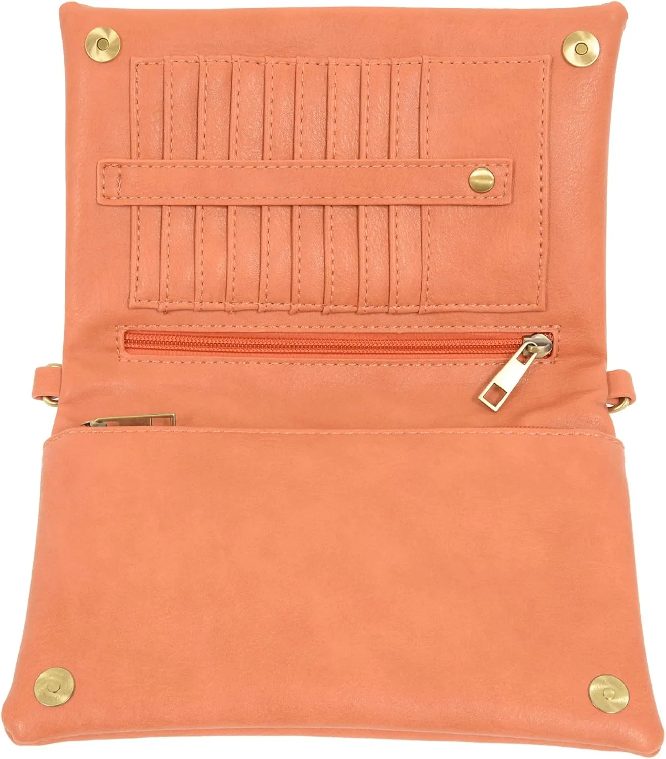 Joy Susan Multipocket Crossbody Bag: Kitty in Vegan