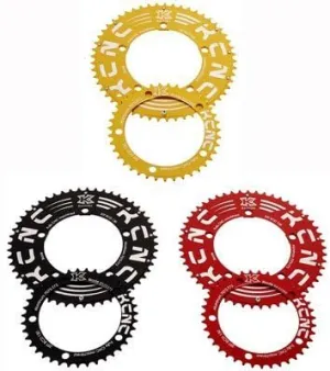 K2 K-Type RD Double Yaw 53T/110 Chain Ring, Red