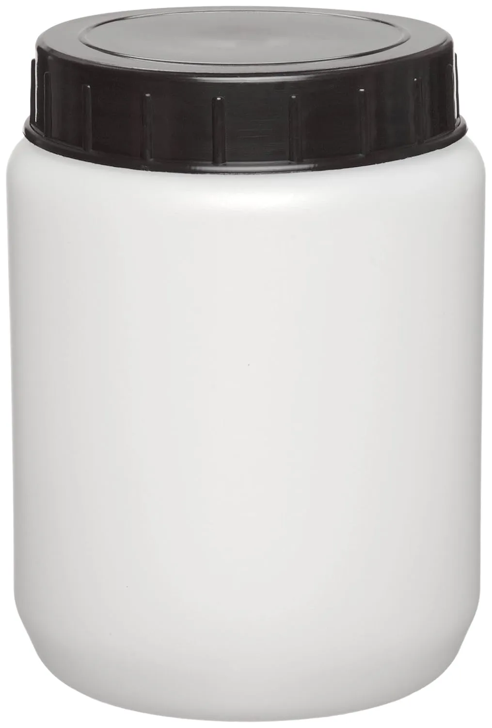 Kartell 226415-0250 HDPE Cylindrical 250mL Lab Specimen and Storage Jar, with Cap (Pack of 10)