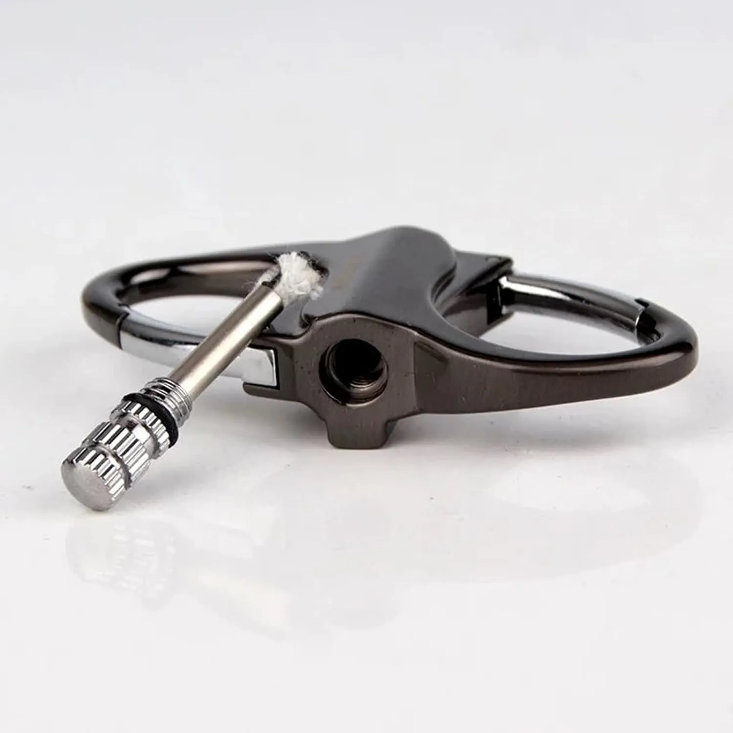 Keychain Lighter,2025 New Lighter Key Chain,for Outdoor Car and Home, Keychain Lighters for Release,Fire Starter Key Ring (A)
