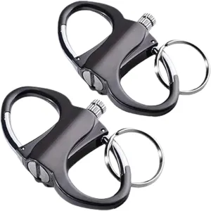 Keychain Lighter,2025 New Lighter Key Chain,for Outdoor Car and Home, Keychain Lighters for Release,Fire Starter Key Ring (A)