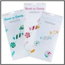 Kimberbell Sweet As Candy Vinyl Sheets Clear  8 - 6"x12" Sheets Per Pack
