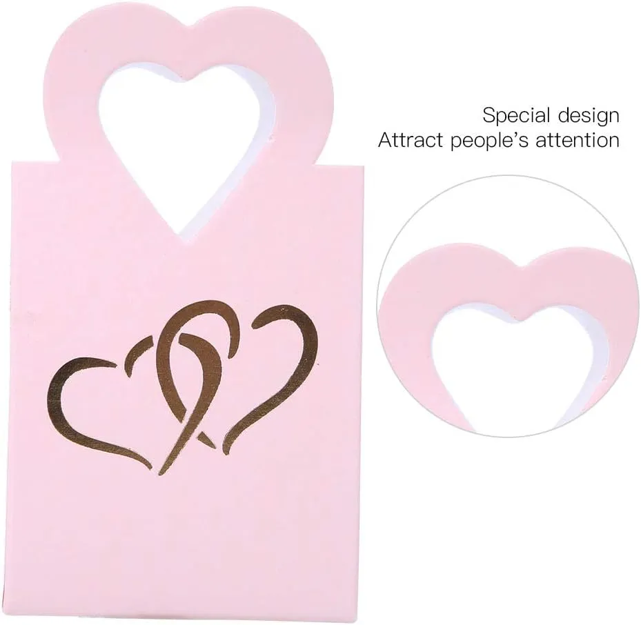 KIMISS RetroInspired Candy Bag with Foldable Design and Hemp Rope - Ideal for Jewelry Storage and Special Events Like Christmas & Weddings (Pink)