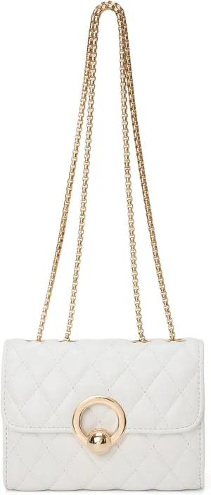 KingTo Women's Quilted Chain Crossbody Bag,Stylish Small Cross body Purse for Women Designer Handbag Shoulder Bag
