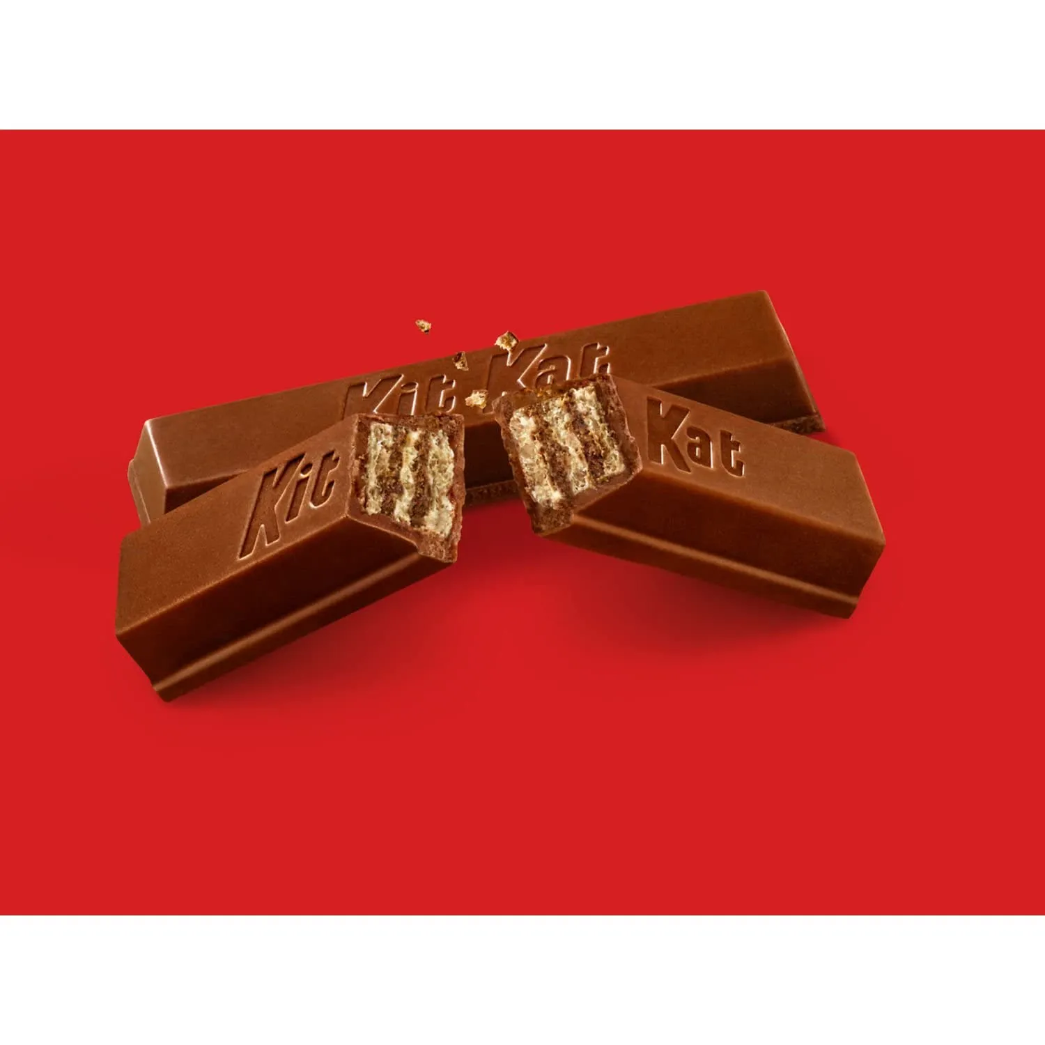 Kit Kat Snack Size – Red Crisp Wafers Snack Size Milk Chocolate Candy Bars - Individually Wrapped - Bulk Pack - 1 Pound (Pack of 1)