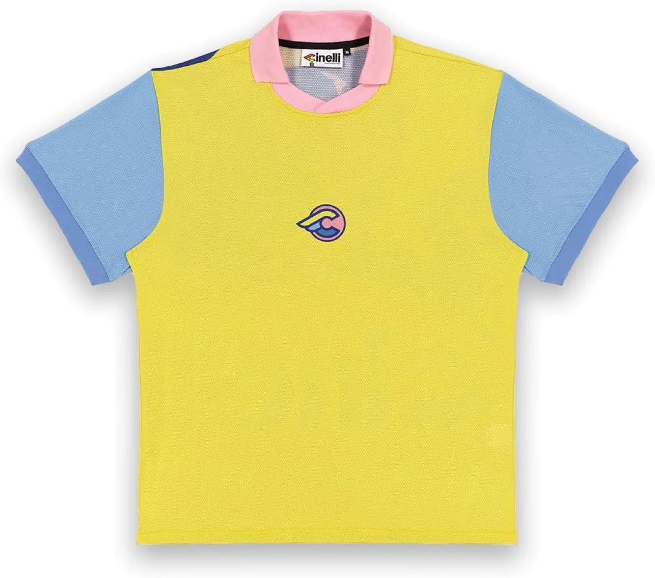 Kitten Yellow & Blue Football Jersey by Cinelli