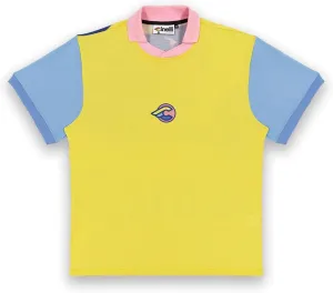 Kitten Yellow & Blue Football Jersey by Cinelli