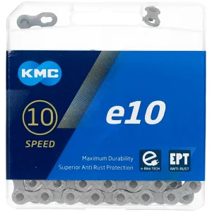 KMC Unisex's E10 EPT Chain, Silver, 136 Link